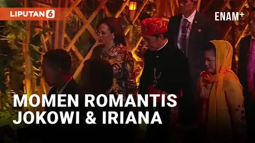 VIDEO: Keromantisan Jokowi dan Iriana di Gala Dinner KTT ASEAN 2023