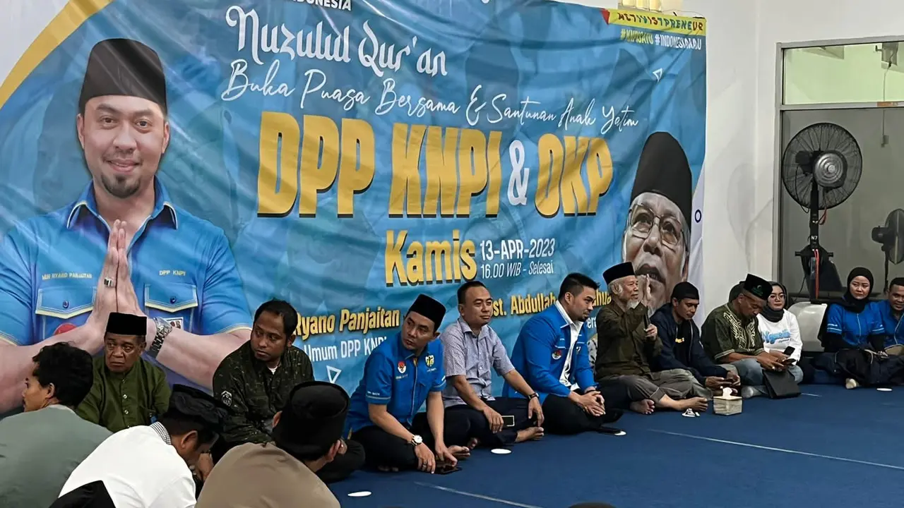 Dewan Pengurus Pusat Komite Nasional Pemuda Indonesia (DPP KNPI) menggelar acara buka puasa sekaligus doa bersama dan santunan anak yatim di Rumah Pemuda , Jakarta Pusat, Kamis (13/4/2023) (Istimewa)