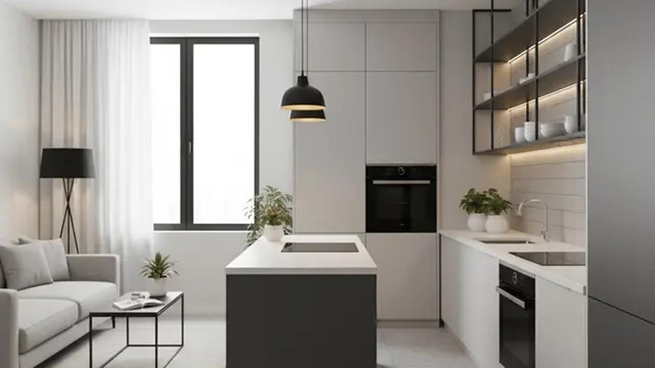 6 Desain Dapur Rumah Sempit Tanpa Sekat dengan Konsep Terbuka Modern