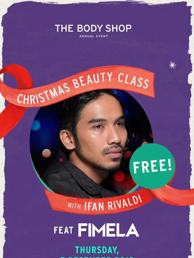 [FIMELA] The Body Shop Christmas Beauty Class feat FIMELA, Belajar Makeup Bareng Ifan Rivaldi