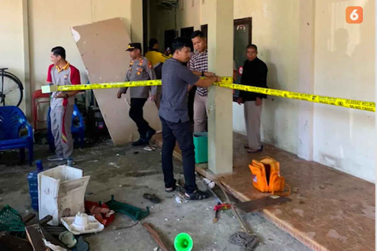 Ledakan hebat di Indekos di Kabupaten Wajo Sulsel (Liputan6.com/Istimewa)