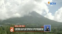 Status Gunung Merapi masih level 2 atau waspada meski keluarkan lava pijar.