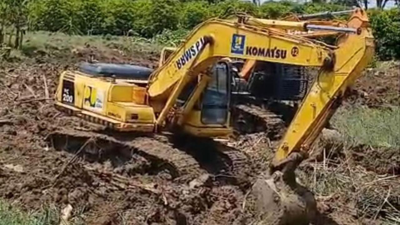 BBWS Pemali Juana Percepat Perbaikan Tanggul Sungai Tuntang Demak Pasca Banjir