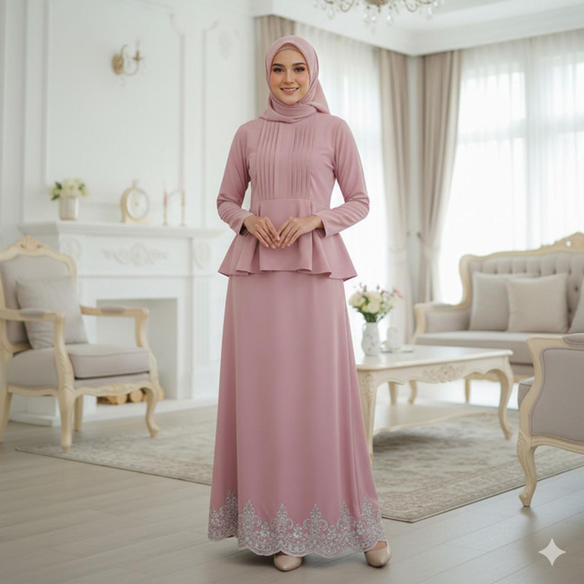 7 Model Baju Lebaran One Set Wanita 2026, Tampilan Elegan dan Stylish Tanpa Ribet