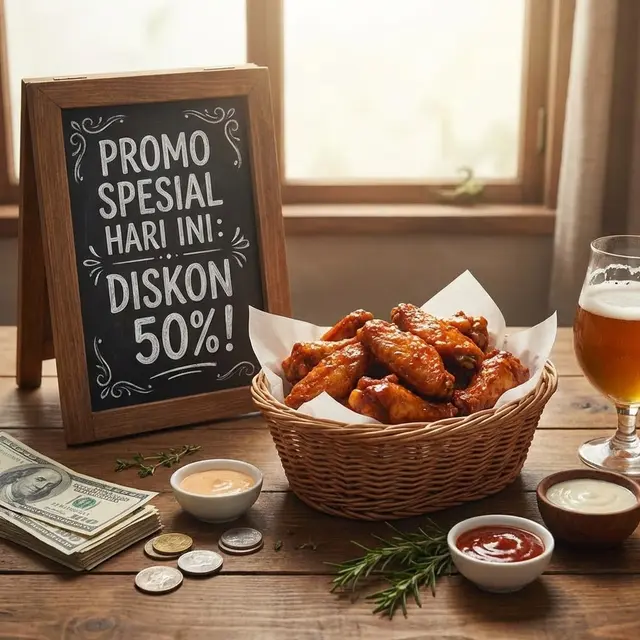 Ilustrasi Ide Jualan Chicken Wings/Gemini AI