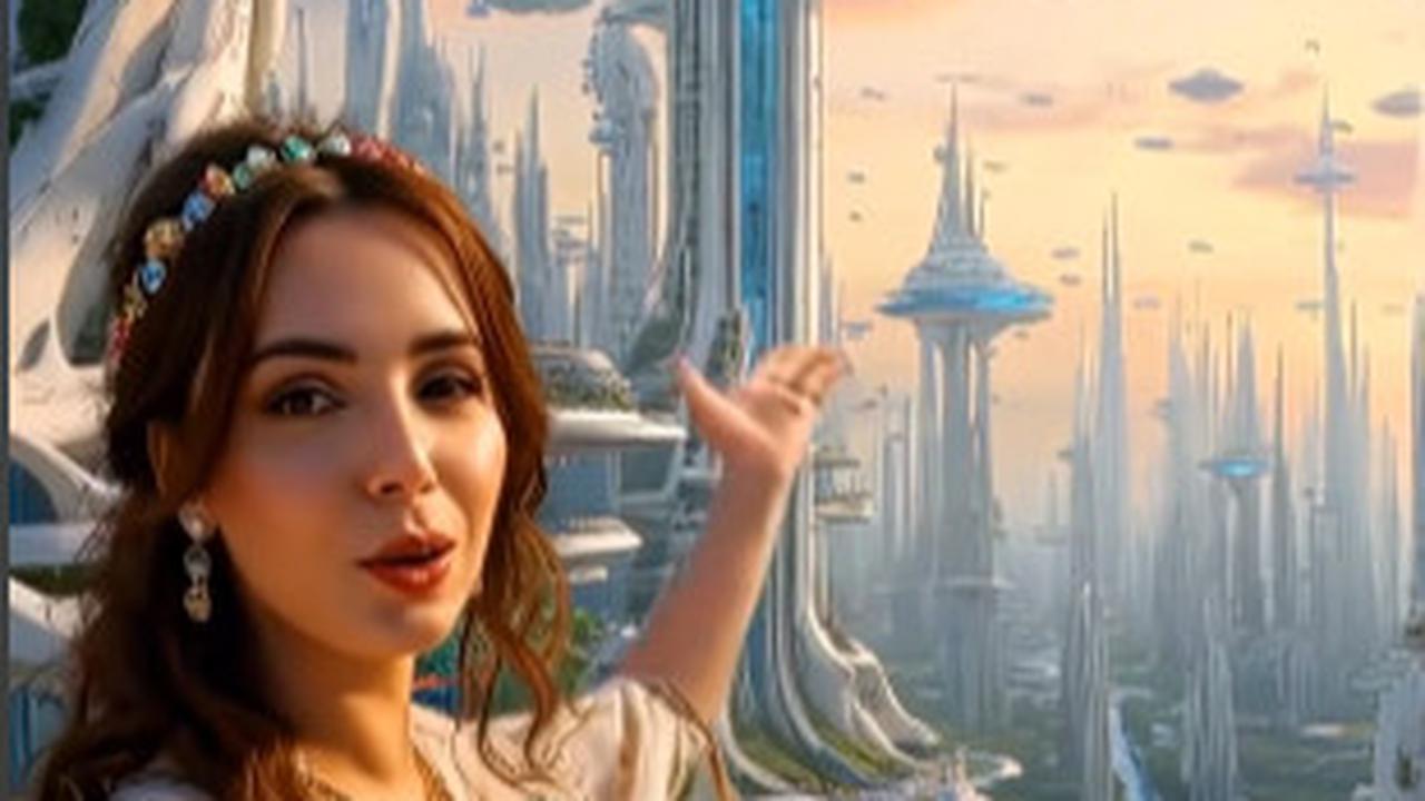 Penampakan Kota Atlantis Jelang Kehancurannya 11600 Tahun lalu Versi AI