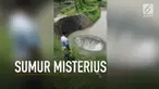 Penampakan sumur misterius di tengah-tengah sungai di Desa Sumberwulu, Probolinggo