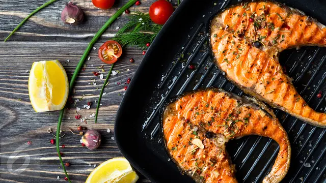 Ikan Salmon Daging Salmon
