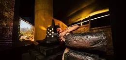 Pengalaman imersif membawa pengunjung mengenal kembali sejarah dan makna Candi Borobudur melalui pendekatan visual yang lebih interaktif. (Foto/Dok: Galeri Indonesia Kaya)
