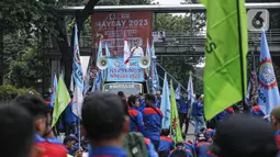 Direktorat Lalu Lintas Polda Metro Jaya menyiapkan skenario rekayasa lalu lintas di Patung Kuda Arjuna Wiwaha, Jakarta Pusat dan kawasan Gedung DPR/MPR. (Liputan6.com/Faizal Fanani)