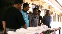 Barang bukti sabu seberat 20 kilogram yang disita aparat Polres Tanjung Balai, Sumatera Utara. (Liputan6.com/Reza Perdana) 