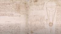Buku Codex Leicester oleh Leonardo da Vinci. (Dok. Youtube/Bill Gates).