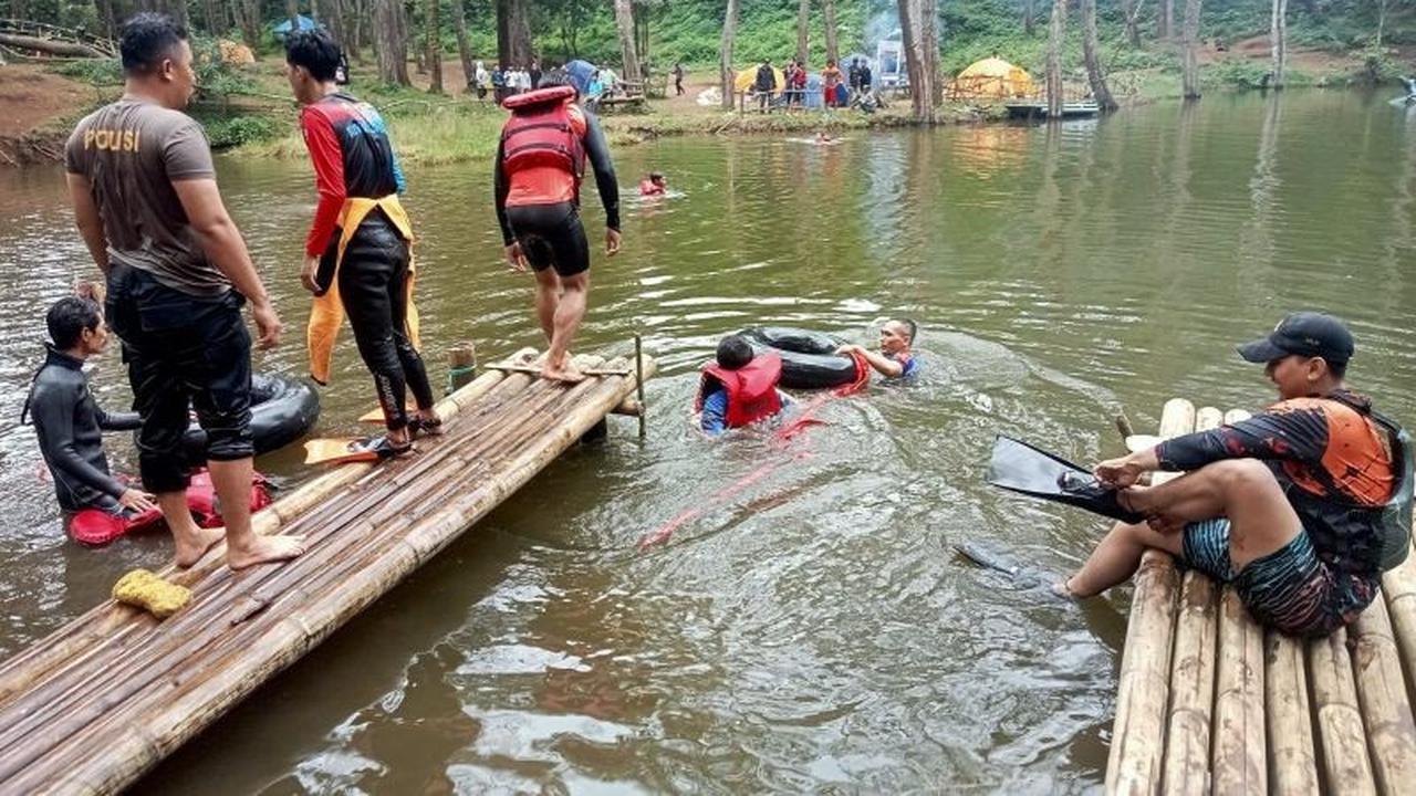 Tragis! Niat Tolong Remaja, Wisatawan Tenggelam di Situ Salawe Garut Ditemukan Tewas