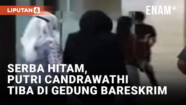 VIDEO: Putri Candrawathi Datangi Bareskrim dengan Pakaian Serba Hitam
