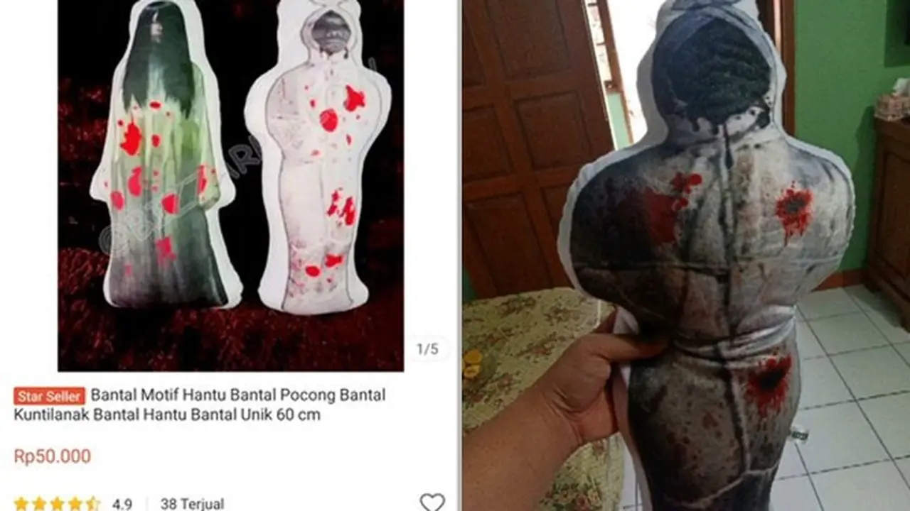 6 Bantal Guling dengan Motif Tidak Biasa Ini Nyeleneh, Bikin Tepuk Jidat