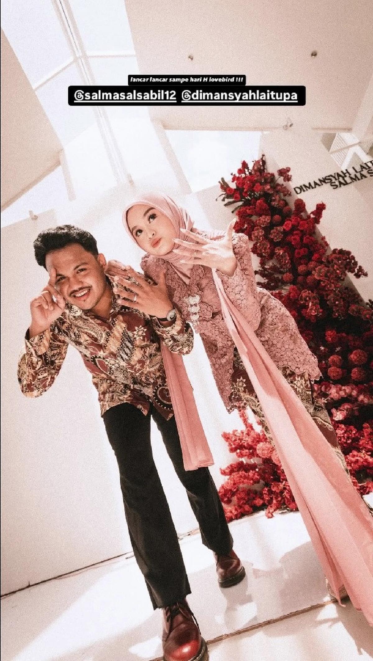 Perjalanan Cinta Dimansyah Laitupa dan Salma Salsabil