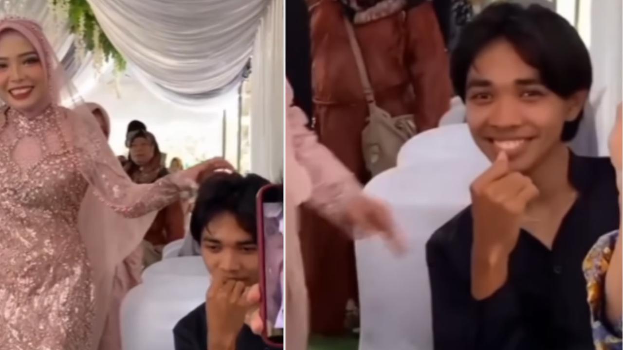 Momen Pria Dielus Kepalanya Sama Sang Mantan saat Datangi Pernikahannya: Yang Diacak-acak Rambut, yang Berantakan Hatinya