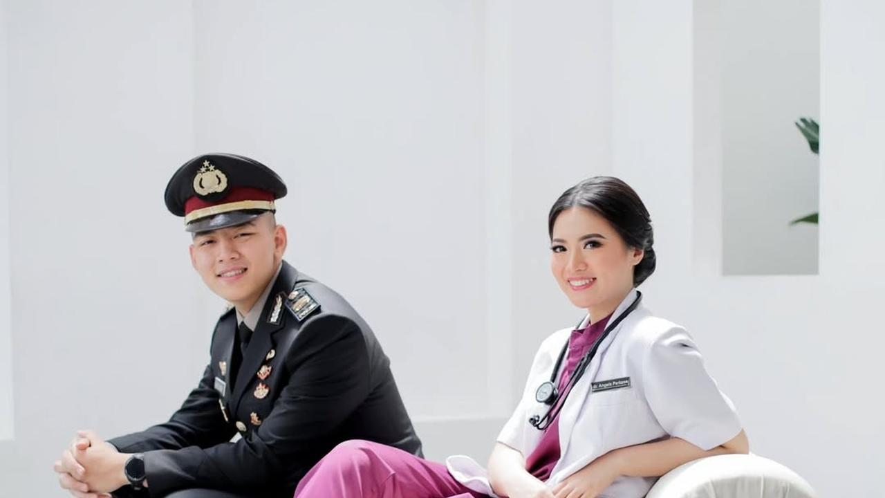 Paras Ayu Angela Anak Mantan Panglima TNI Memakai Seragam Ibu Bhayangkari