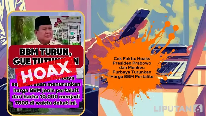 Presiden Prabowo Jadi Sasaran Hoaks, Simak Daftarnya