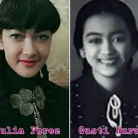 Julia Perez dan Gusti Nurul (Instagram/@martinaeva_jupearmy)