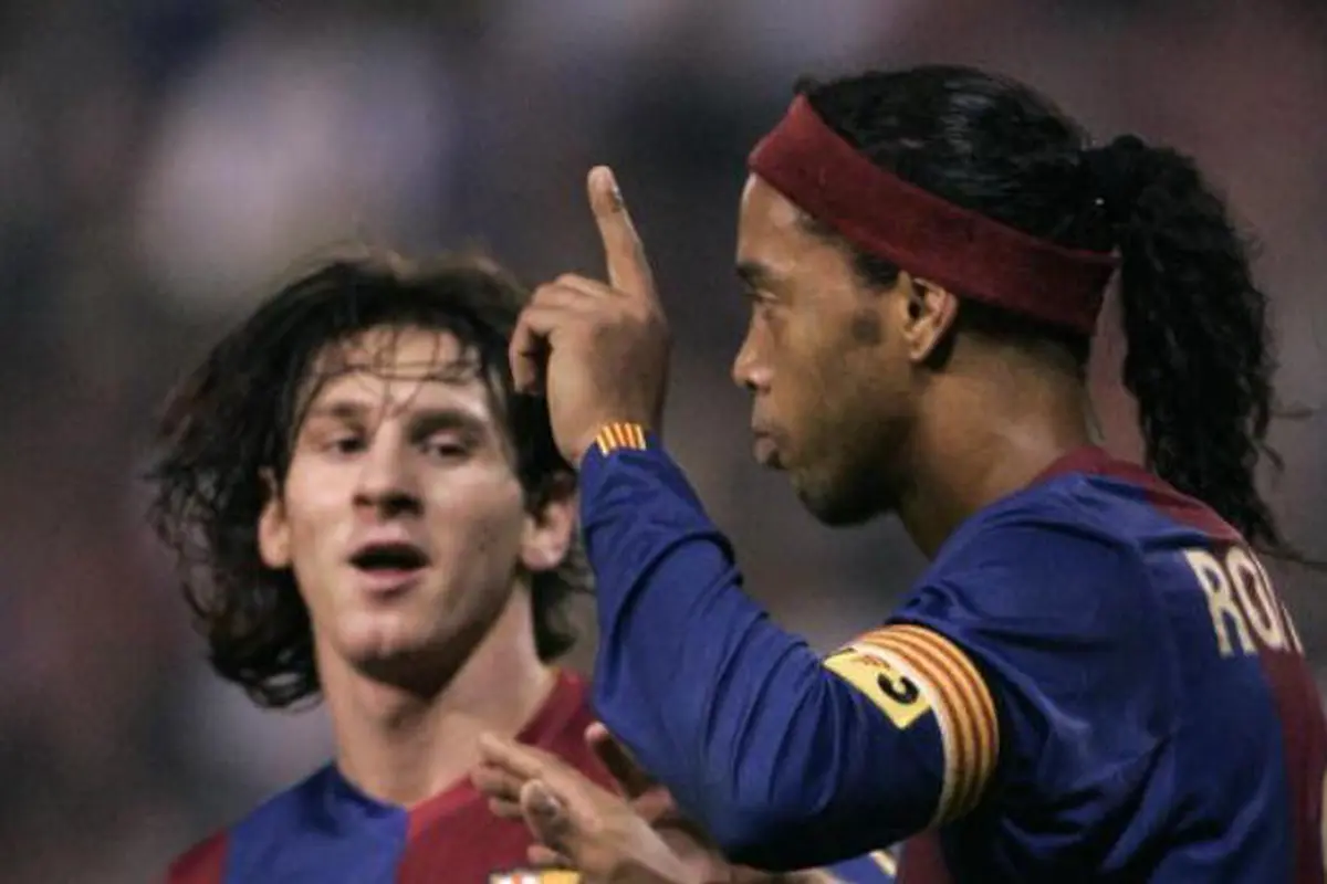 Lionel Messi dan Ronaldinho