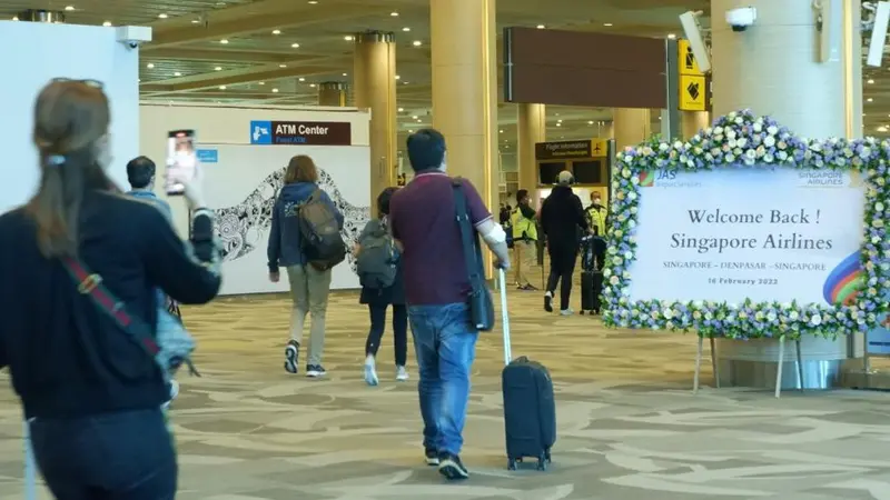 Singapore Airlines Kembali Terbang ke Bali, Angkut 156 Penumpang di Penerbangan Perdana