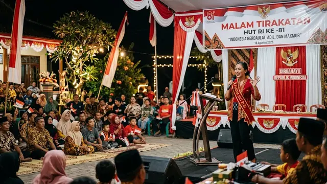 Contoh Teks MC Malam Tirakatan 17 Agustus yang Singkat dan Khidmat/AI Generated