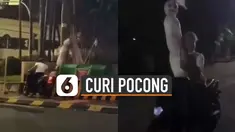 Aksi yang direkam itu dilakukan untuk konten lucu-lucuan demi viral di media sosial.
