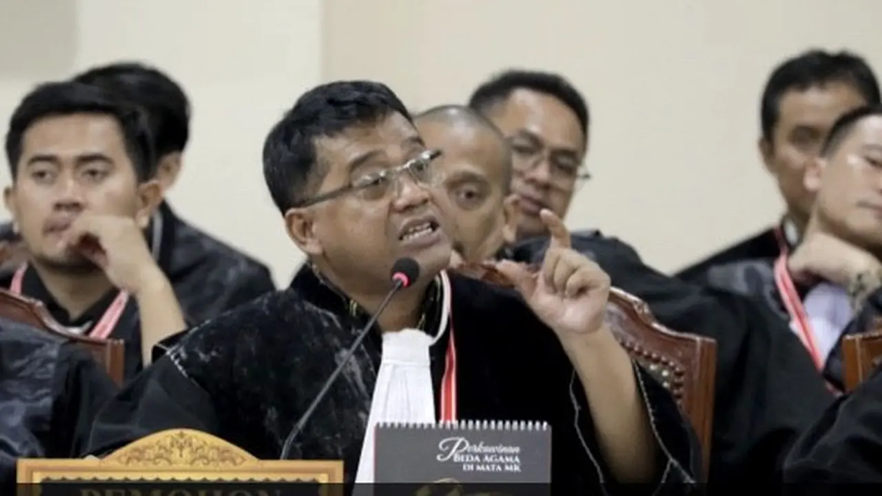 Kuasa hukum Caleg PAN Sungkono dalam sidang sengketa Pileg 2024 di Mahkamah Konstitusi (MK).