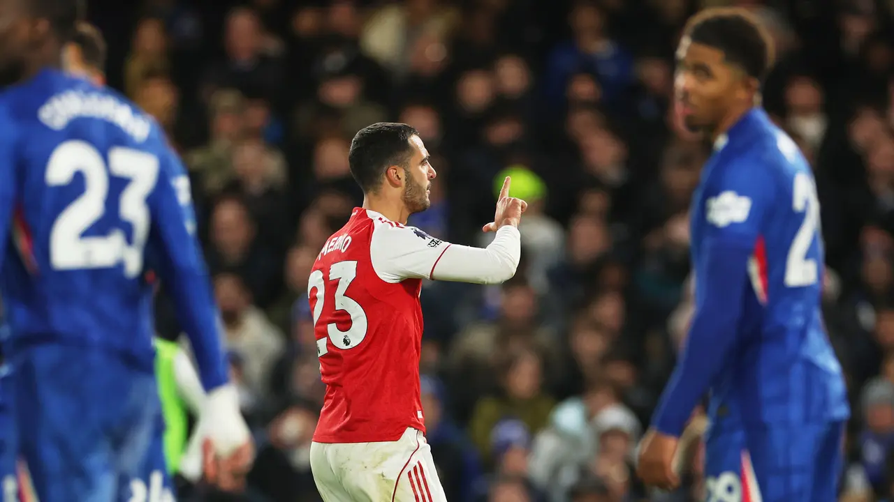 Foto: Derby London Berakhir Imbang, Arsenal Ditahan 10 Pemain Chelsea di Liga Inggris