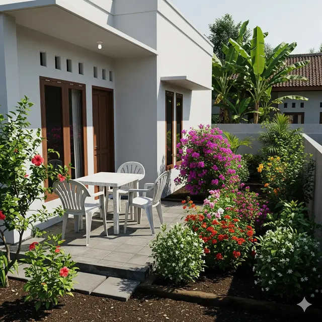 Inspirasi 7x12 Rumah Minimalis Sederhana di Desa
