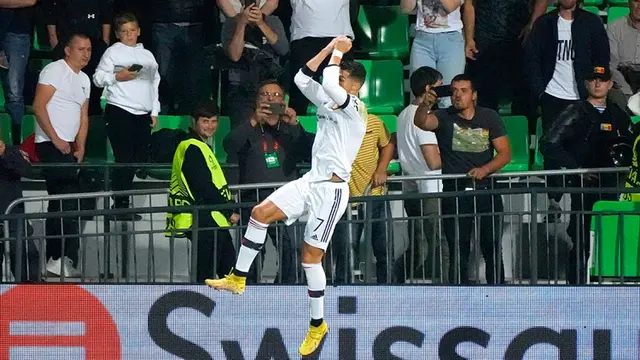MU Taklukkan Sheriff, Cristiano Ronaldo Sukses Cetak Gol Perdana di Liga Europa