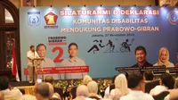 Wakil Ketua Dewan Pembina Partai Gerindra Hashim Djojohadikusumo dalam acara &ldquo;Silaturahmi &amp; Deklarasi Komunitas Disabilitas untuk Prabowo Gibran&rdquo; (Istimewa)
&nbsp;