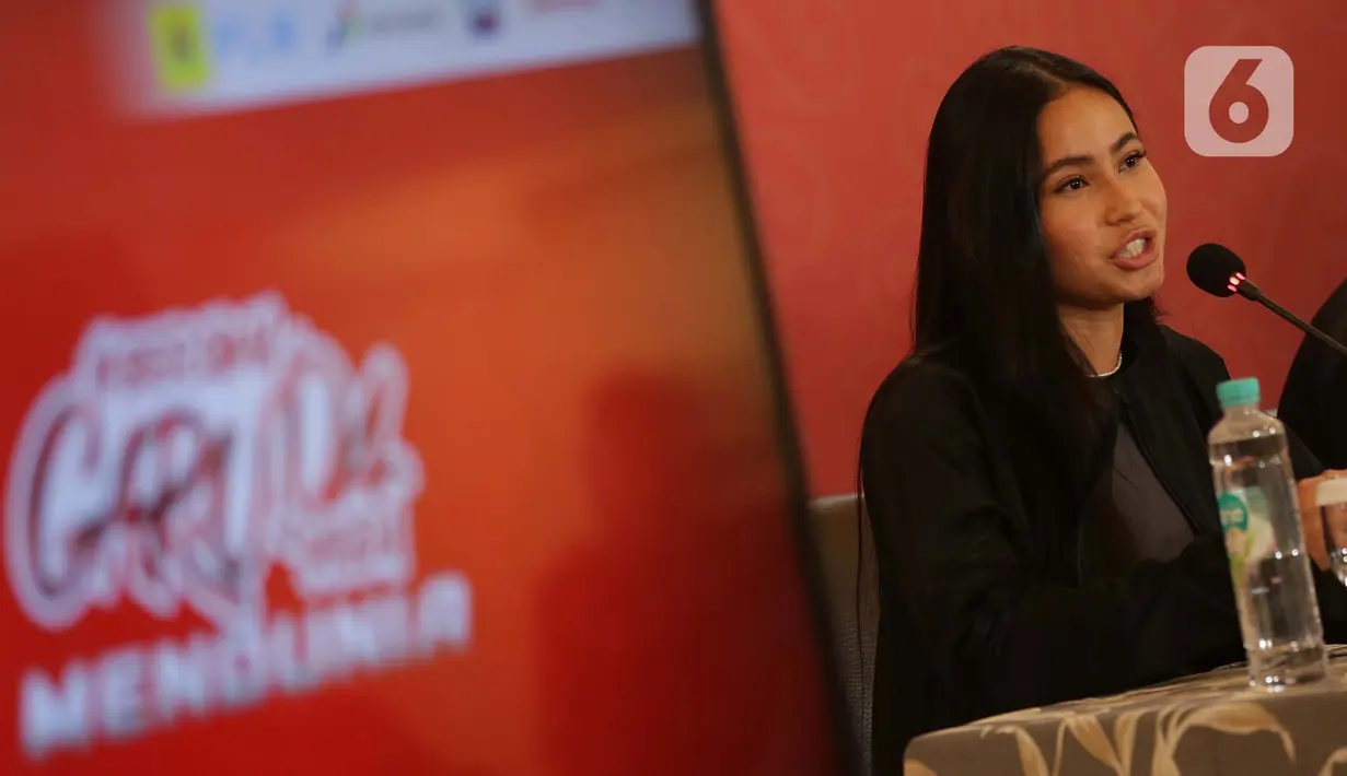 Sabreena Dressler yang pernah bermain untuk Persija Jakarta Putri, saat ini menjadi bagian dari Timnas Putri Indonesia. (Liputan6.com/Helmi Fithriansyah)