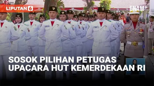 Sejumlah sosok pilihan bertugas di upacara pengibaran bendera detik-detik proklamasi Kemerdekaan Indonesia hari Kamis (17/8). Simak profil singkat mereka.
