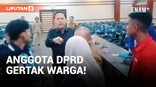 VIDEO: Anggota DPRD Sulawesi Utara Hampir Baku Hantam dengan Warga