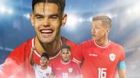 Timnas Indonesia - Riski Afrisal, Toni Firmansyah, Dony Tri, Jens Raven (Bola.com/Adreanus Titus)