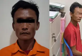 Hampir setahun buron terkait kasus pencurian motor, Andi Lau akhirnya berhasil diringkus polisi. (Liputan6.com/Istimewa).