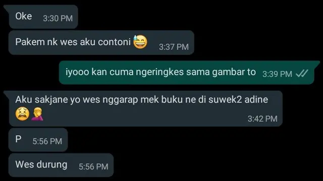 6 Chat saat Teman Minta Contekan Ini Berakhir Bikin kesal