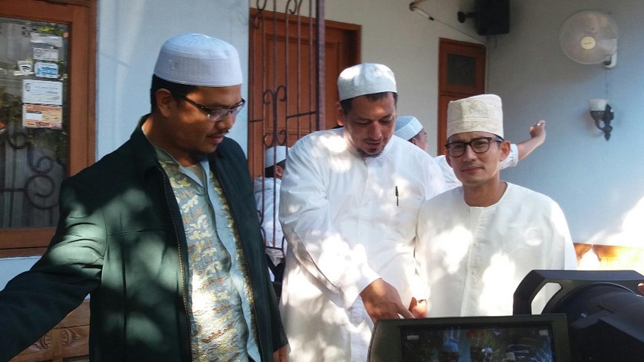 Sandiaga Uno di Kwitang (Liputan6.com/Hanz Jimenez Salim)