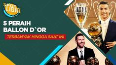 Berita video spotlight kali ini membahas tentang pemain dengan raihan Ballon d'Or terbanyak sepangjang sejarah, salah satunya ialah Lionel Messi.