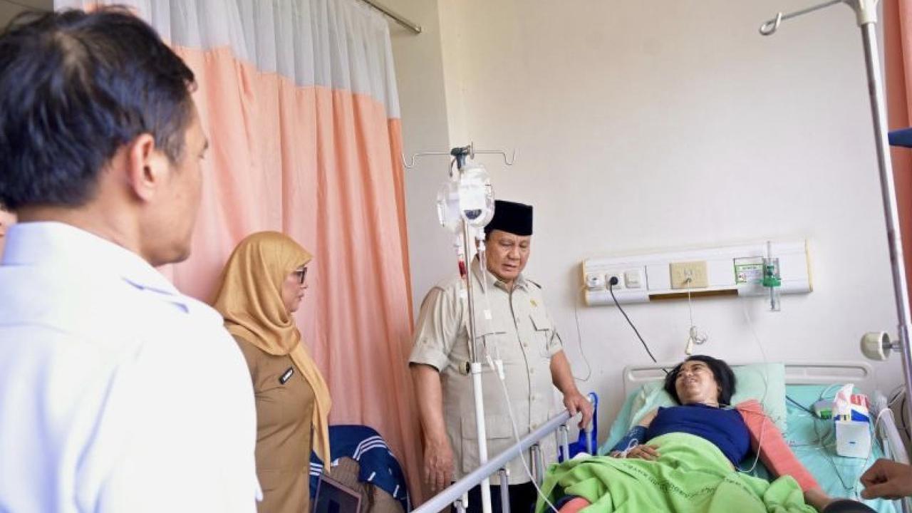 Prabowo Pastikan Seluruh Korban Kecelakaan KA Bekasi Dapat Santunan