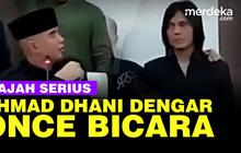 VIDEO: Serius Wajah Dhani Dengar Once Bicara, Langsung Beri Tanggapan