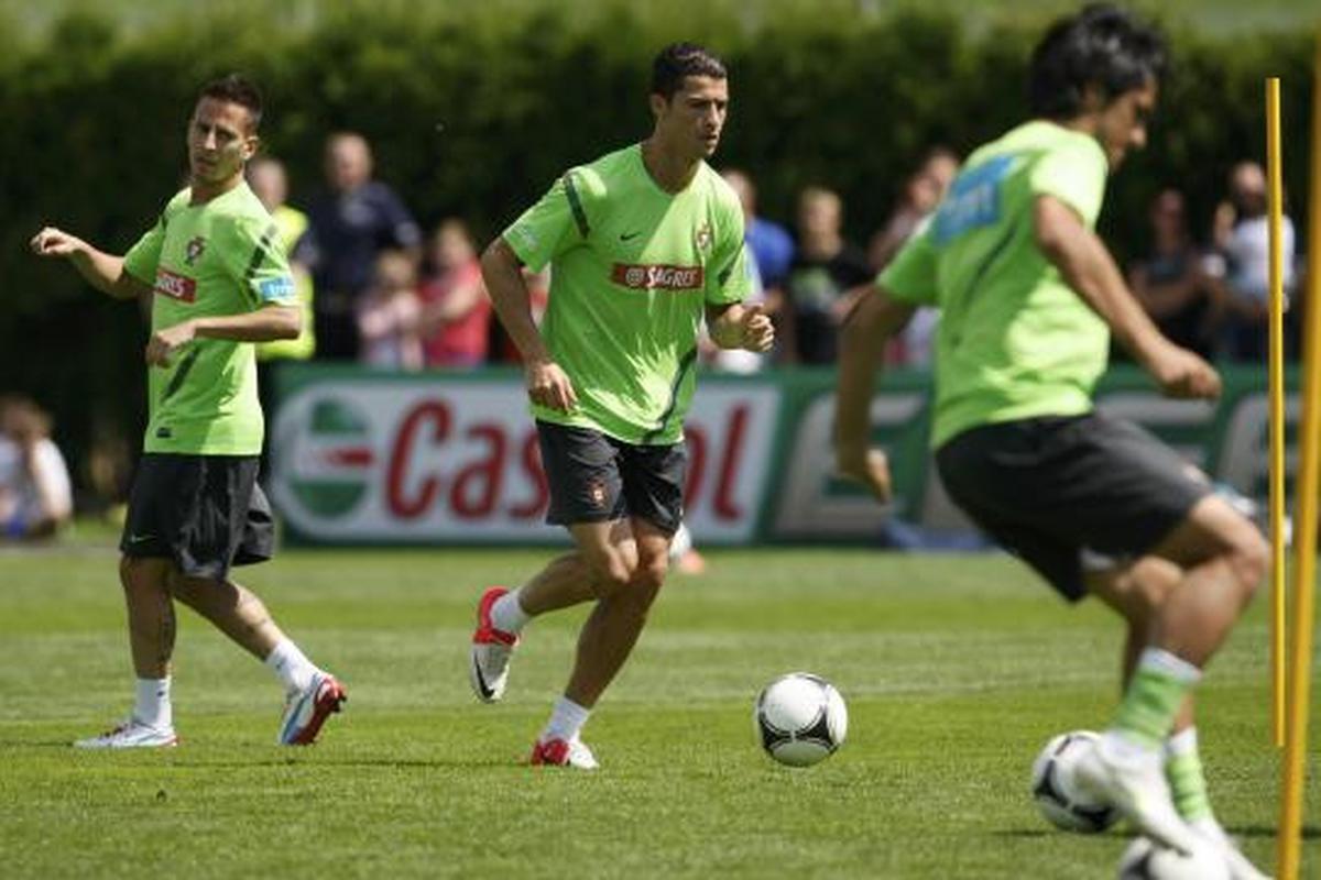 Intip CR7 latihan