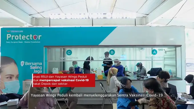 Menuju New Normal 2021, RSUI dan Yayasan Wings Peduli Hadirkan Fasilitas Vaksinasi 2021