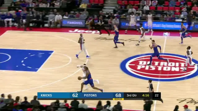 VIDEO : GAME RECAP NBA 2017-2018, Pistons 104 vs Knicks 101