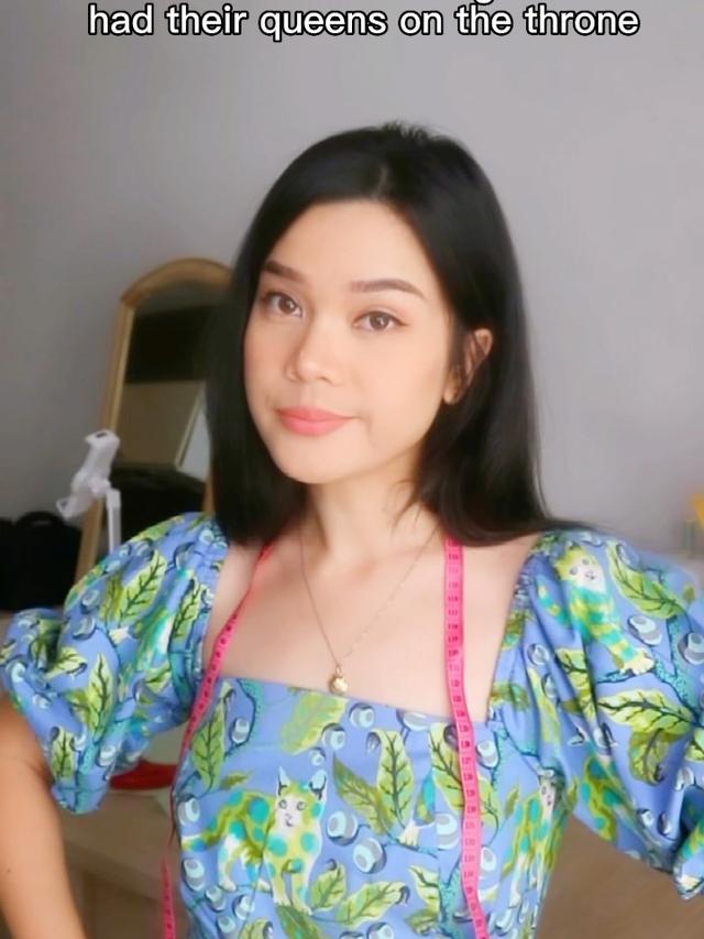 Hobi Menjahit, Ini 7 Potret Sinta Keong Racun dengan Baju Buatannya