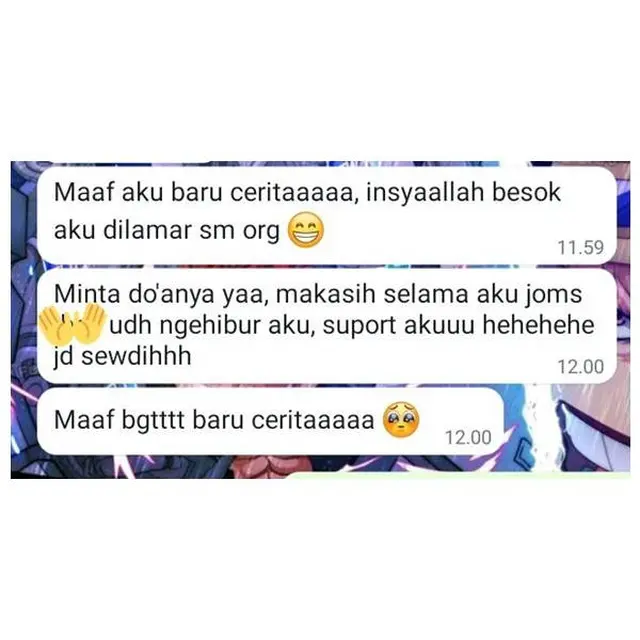 6 Chat Curhat dari Gebetan Ini Bukannya Bahagia Tapi Bikin Sesak