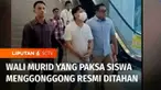 Wali murid yang memaksa siswa SMA teman anaknya sujud meminta maaf dan menggonggong di Surabaya, Jawa Timur, kini resmi menjadi tersangka. Ia terancam hukuman 3 tahun penjara.