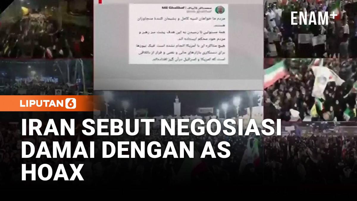 Iran Bantah Negosiasi Damai dengan AS, Perang Terus Berlanjut?